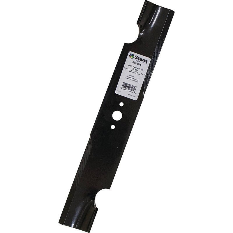 REPLACES EXMARK NOTCHED AIR - LIFT BLADE 103 - 6738 - S 038 - 3000 - 00 STENS 310 - 045 - 6 - OPE Quality Parts