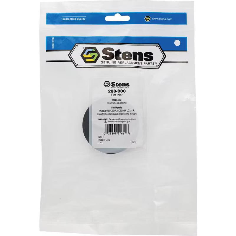REPLACES HUSQVARNA FLAT IDLER 587969201 FITS LC221A LC221R 16" 4" STENS 280 - 900 - OPE Quality Parts