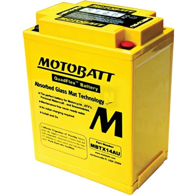 MOTOBATT BATTERY AP8112912 HONDA 31500 UNIVERSAL 0445 - 005 12V STENS MBTX14AU - OPE Quality Parts