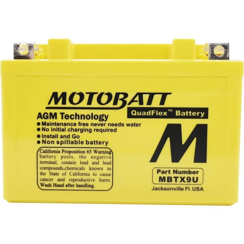 MOTOBATT BATTERY ARCTIC CAT 3445 - 034 YAMAHA MBTX9U UNIVERSAL MBTX9U STENS MBTX9U - OPE Quality Parts