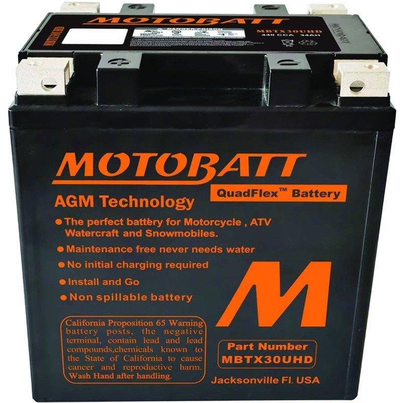 MOTOBATT BATTERY MBTX30UHD HARLEY DAVIDSON 66010 - 97 813283 STENS MBTX30UHD - OPE Quality Parts