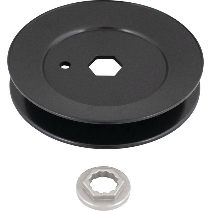 REPLACES CUB CADET SPINDLE PULLEY 756 - 04216 I1050 RZT 50IN DECK 8" STENS 275 - 847 - OPE Quality Parts