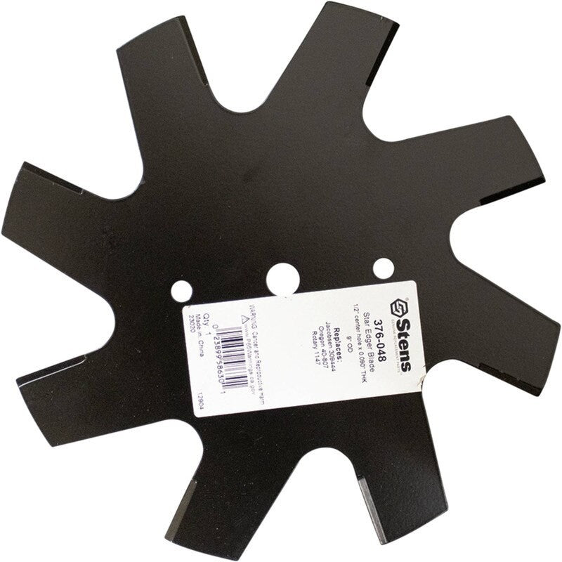REPLACES JACOBSEN STAR EDGER BLADE 309444 UNIVERSAL TYPE 9" 0.090" STENS 376 - 048 - OPE Quality Parts