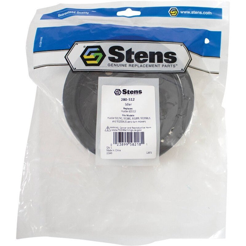 REPLACES HUSTLER FLAT IDLER 605512 931741 ZERO - TURN MOWER 931998US STENS 280 - 512 - OPE Quality Parts