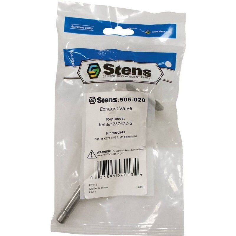 REPLACES KOHLER EXHAUST VALVE 237672 - S K321 - K582 20299700 237672S STENS 505 - 020 - OPE Quality Parts
