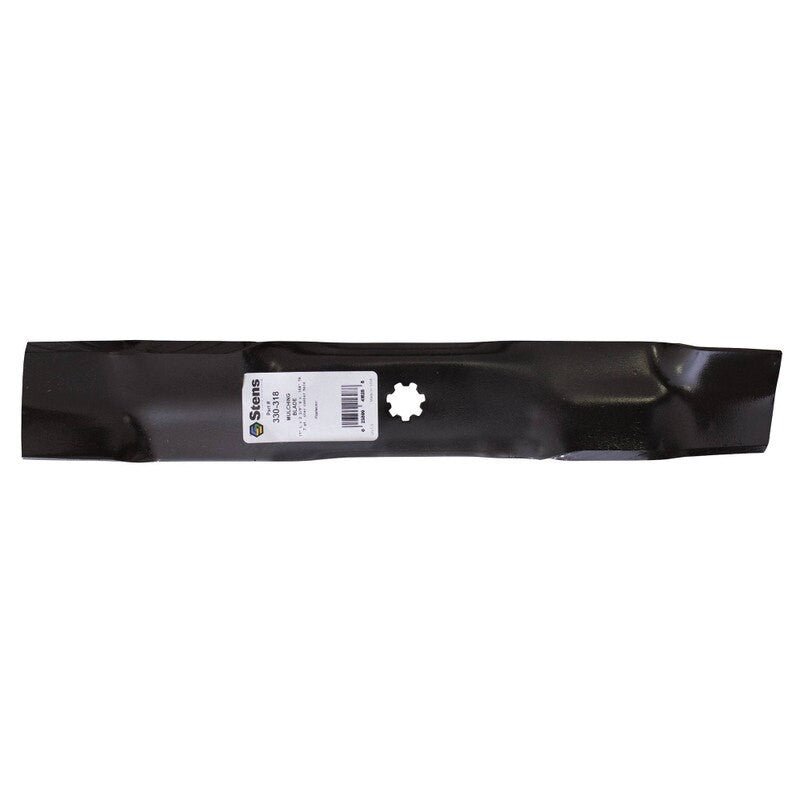 REPLACES JOHN DEERE MULCHING BLADE GX21786 X140 X165 17 IN 7PT 17" STENS 330 - 318 - OPE Quality Parts