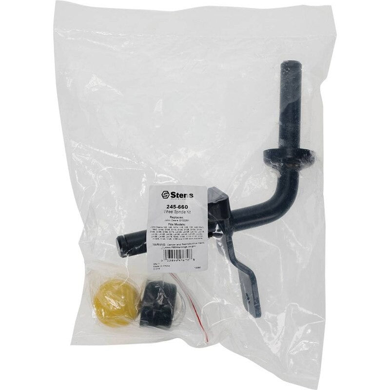 REPLACES JOHN DEERE WHEEL SPINDLE KIT GY22251 FITS X155 X165 LA100 STENS 245 - 660 - OPE Quality Parts