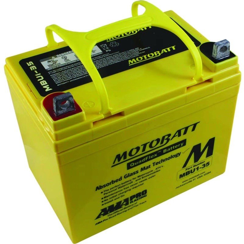 MOTOBATT BATTERY 12V 420CCA FOR YAMAHA 11U - 1LD00 - 00 - 00 420 STENS MBU1 - 35 - OPE Quality Parts