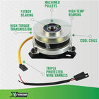 XTREME PTO CLUTCH 532174509 GTH220 FITS SERIES COOL COIL AND 140923 STENS X0191A - OPE Quality Parts
