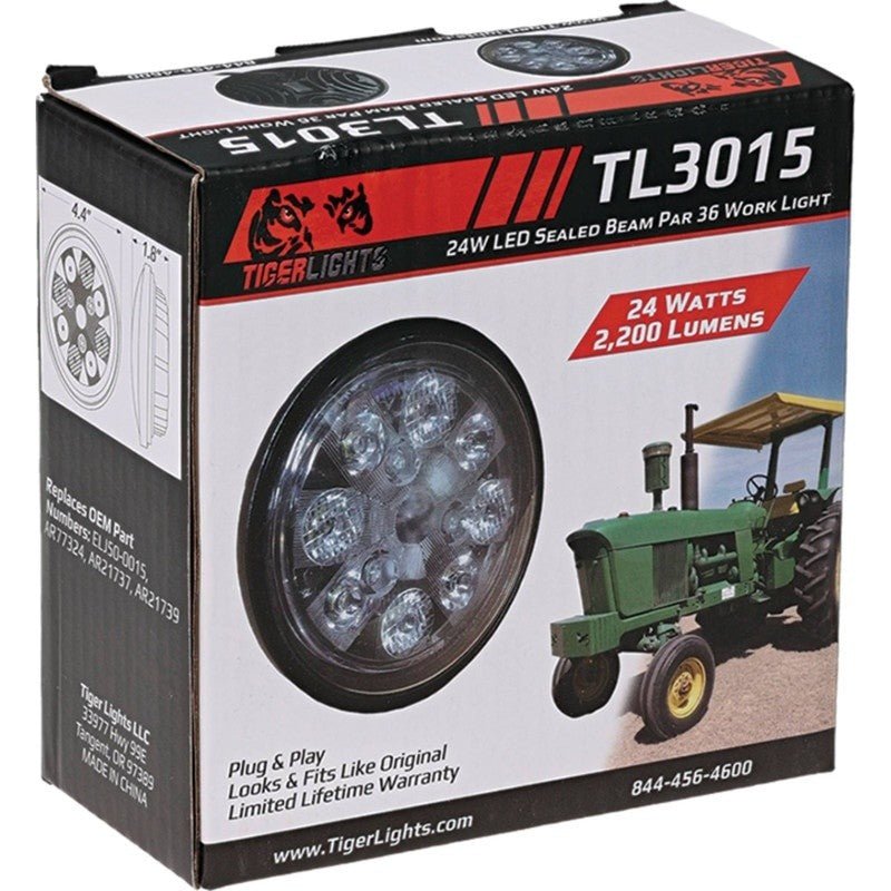 TIGER LIGHTS REPLACES CASE IH LED SEALED LIGHT 70239804 3088 JOHN STENS TL3015 - OPE Quality Parts