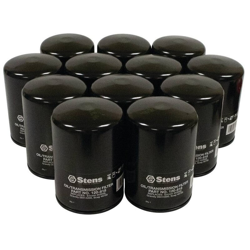 REPLACES SCAG TRANSMISSION FILTER 48758 TURF MOWERS 12PC STENS 120 - 818 - 12 - OPE Quality Parts