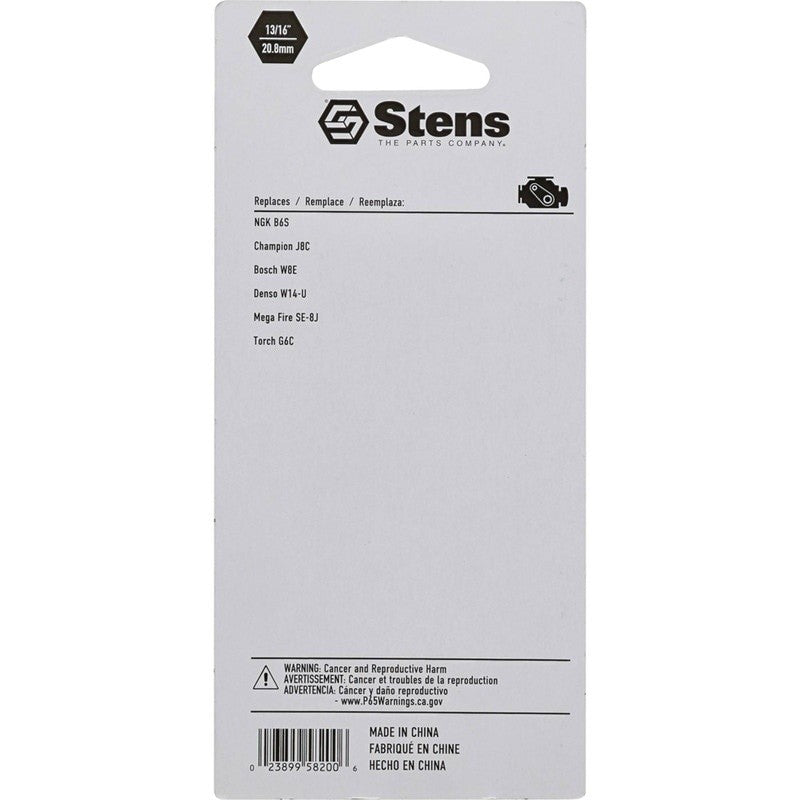 10PC REPLACES NGK SPARK PLUG B6S UNIVERSAL J8C G6C STENS 131 - 014RT - STN - OPE Quality Parts