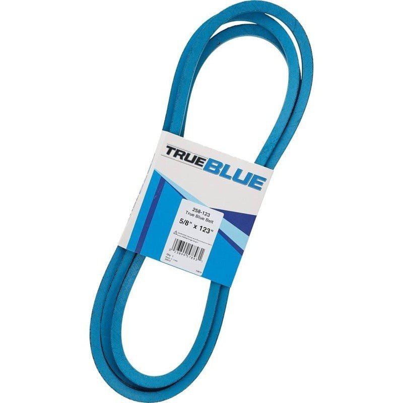 TRUEBLUE BELT 5/8" X 123" CARLISLE 9 - 3447 9 - 3447 L5123 69123 120 B STENS 258 - 123 - OPE Quality Parts
