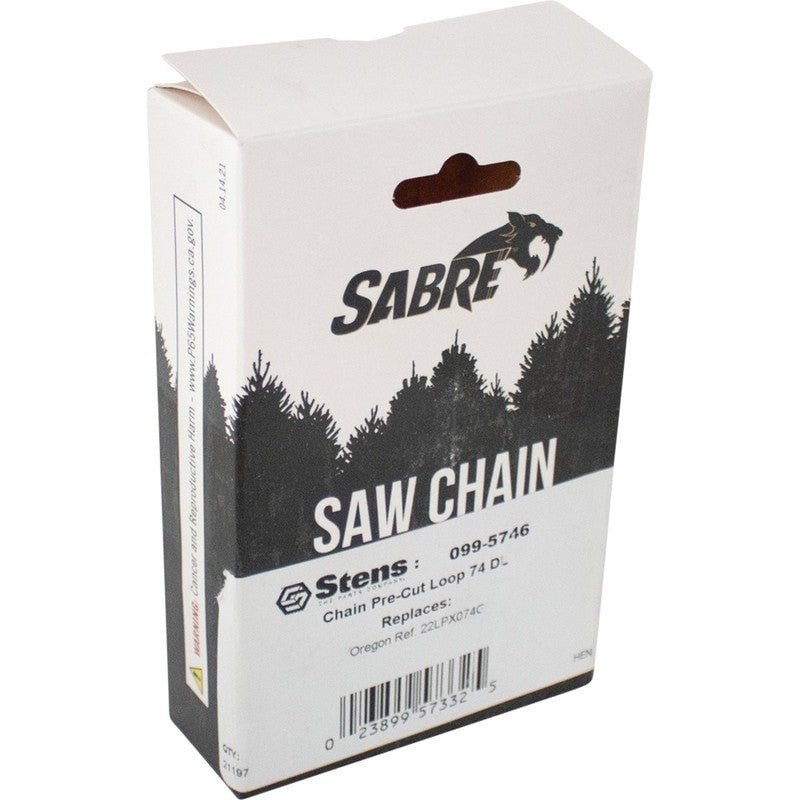 SABRE CHAINSAW CHAIN K3C - 074G MS 360 FITS 260 J63C - 1PL74 L74 74 STENS 099 - 5746 - OPE Quality Parts