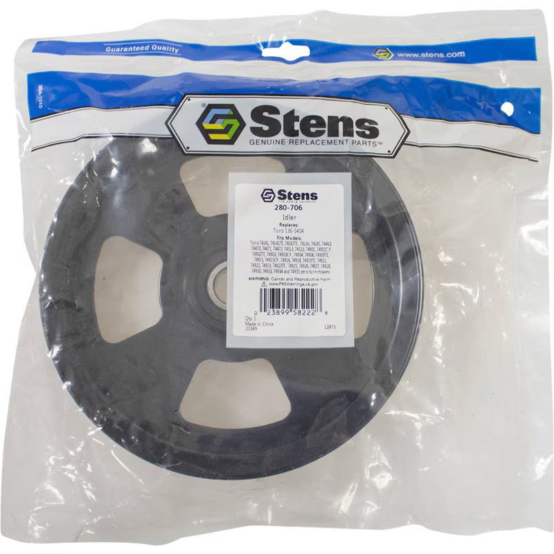 REPLACES TORO FLAT IDLER 136 - 5404 FITS 74141 ZERO - TURN MOWER 74143 STENS 280 - 706 - OPE Quality Parts