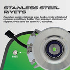XTREME PTO CLUTCH 917 - 05192 UNIVERSAL 604713K 917 - 05188 5219158 STENS X0732A - OPE Quality Parts