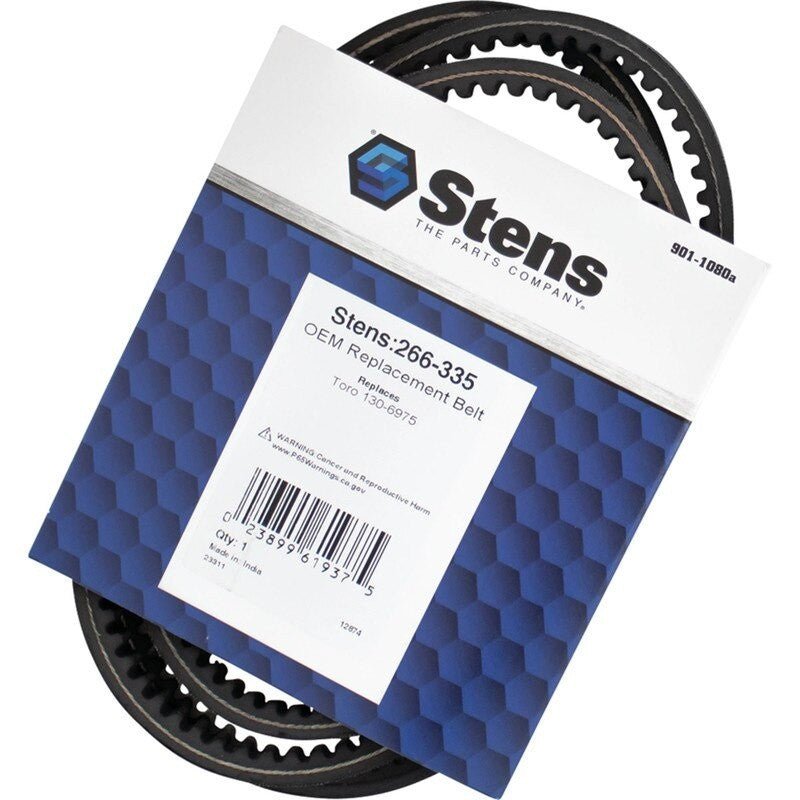 REPLACES TORO DRIVE BELT 130 - 6975 - SL FITS MX3450 MX4200 MX4250 58" STENS 266 - 335 - OPE Quality Parts