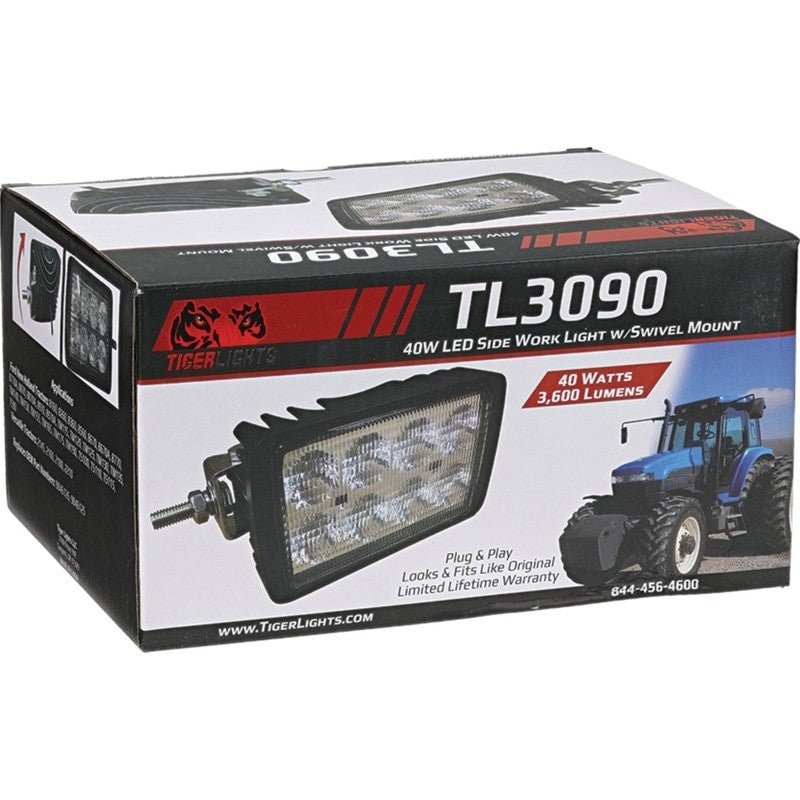 TIGER LIGHTS REPLACES FORD NEW HOLLAND LED MOUNT LIGHT 8160 8260 STENS TL3090 - OPE Quality Parts