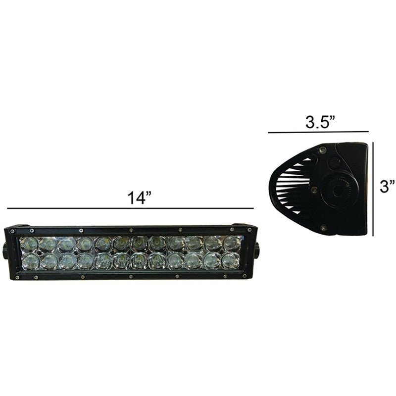 TIGER LIGHTS REPLACES TIGER LIGHTS LED LIGHT BAR 14" SPOT FLOOD STENS TLB410C - OPE Quality Parts