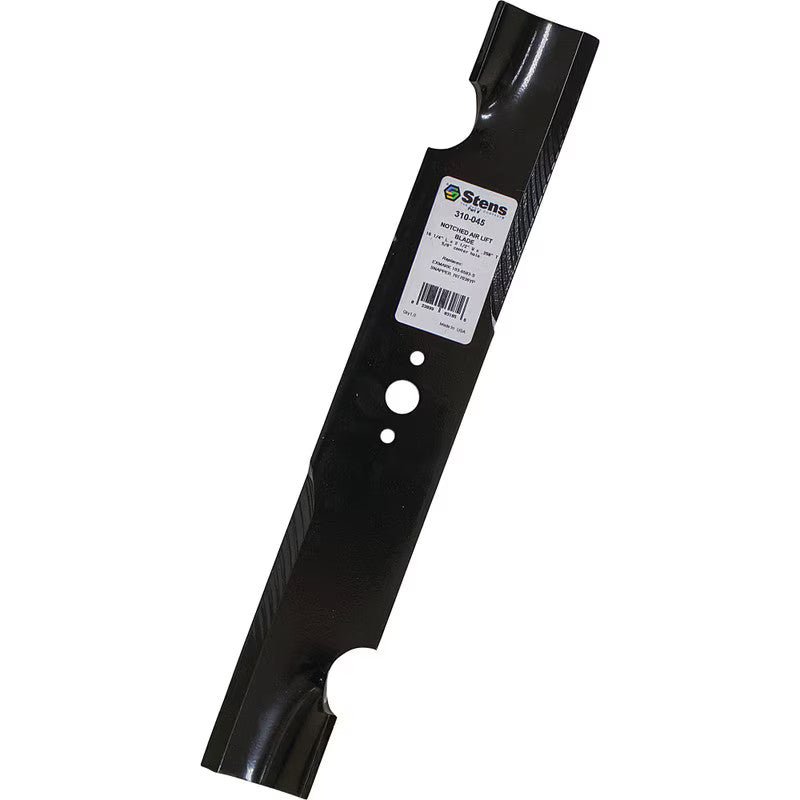 REPLACES EXMARK NOTCHED AIR - LIFT BLADE 103 - 6738 - S 32" DECK 4919100 STENS 310 - 045 - OPE Quality Parts