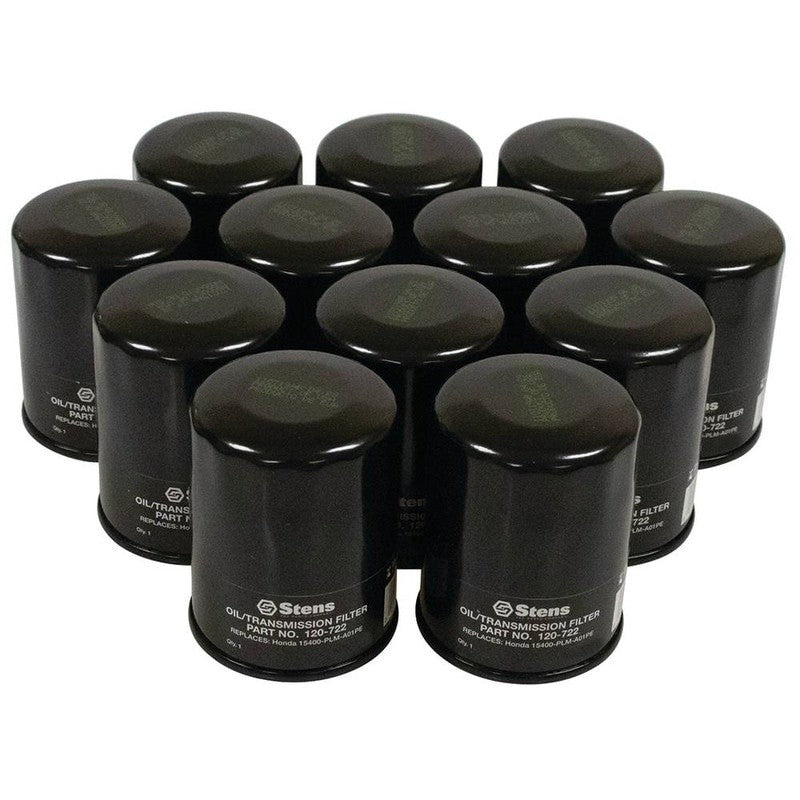 12PC REPLACES HONDA OIL FILTER 15400 - PLM - A02PE JOHN DEERE 2500 STENS 120 - 722 - 12 - OPE Quality Parts