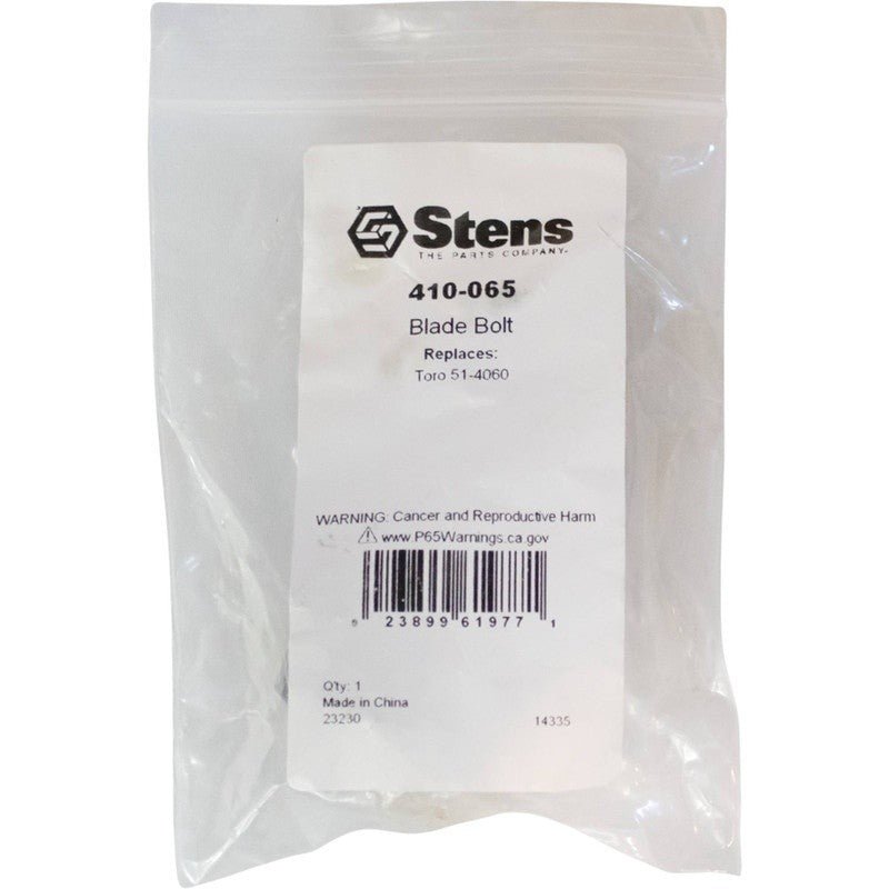REPLACES TORO BLADE BOLT 51 - 4060 ZX5400 ZERO - TURN FITS 30108 37" STENS 410 - 065 - OPE Quality Parts