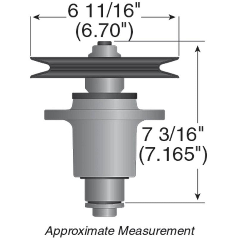 REPLACES EXMARK SPINDLE ASSEMBLY 103 - 1184 LAZER Z HP FITS 52" DECK STENS 285 - 933 - OPE Quality Parts
