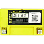 MOTOBATT BATTERY REPLACES HONDA MBTX7U KAWASAKI YAMAHA SUZUKI 12V STENS MBTX7U - OPE Quality Parts