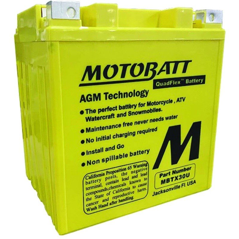 MOTOBATT BATTERY ARCTIC 0445 - 081 BMW 53030 POLARIS MOTORCYCLE ATV STENS MBTX30U - OPE Quality Parts