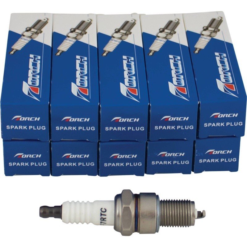 10PC REPLACES TORCH SPARK PLUG F7RTC NGK UNIVERSAL 0004 400 STENS 131 - 055 - 10 - OPE Quality Parts
