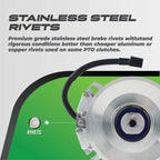 XTREME PTO CLUTCH 5219 - 24 ESTATE ES2052 - B1 ULTRA 52 ES1744 132732 STENS X0349A - OPE Quality Parts