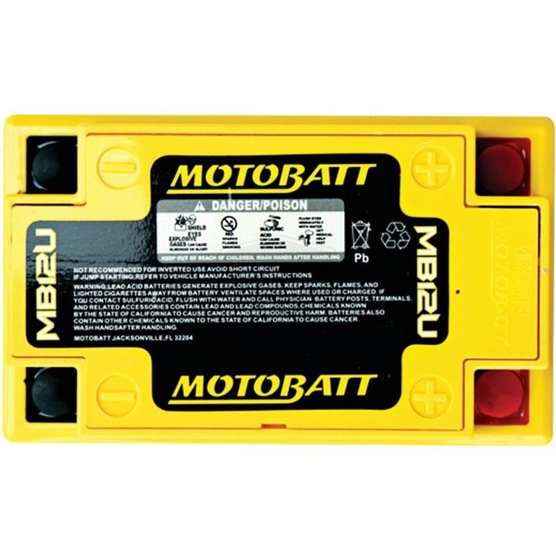 MOTOBATT BATTERY REPLACES HONDA MB12U FOR MOTORCYCLE CAPACITY (10HR) STENS MB12U - OPE Quality Parts
