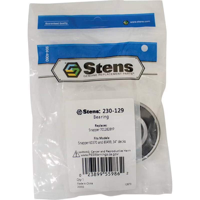 REPLACES SNAPPER BEARING 7012828YP FITS MTD 491 SNOWBLOWER 54" 38" STENS 230 - 129 - OPE Quality Parts
