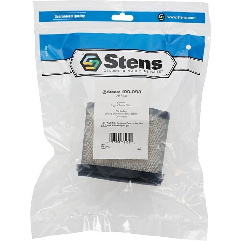 12PC REPLACES BRIGGS AND 21535600 FITS STRATTON AIR FILTER FOR STENS 100 - 093 - 12 - OPE Quality Parts