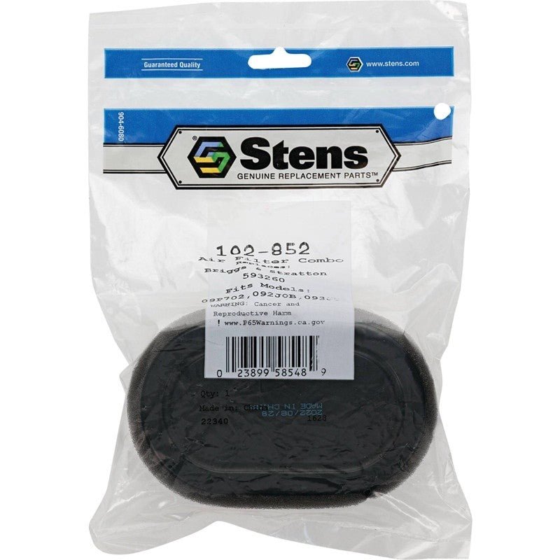 REPLACES BRIGGS AND STRATTON AIR FILTER 09P702 092J0B 093J02 4247 STENS 102 - 852 - OPE Quality Parts