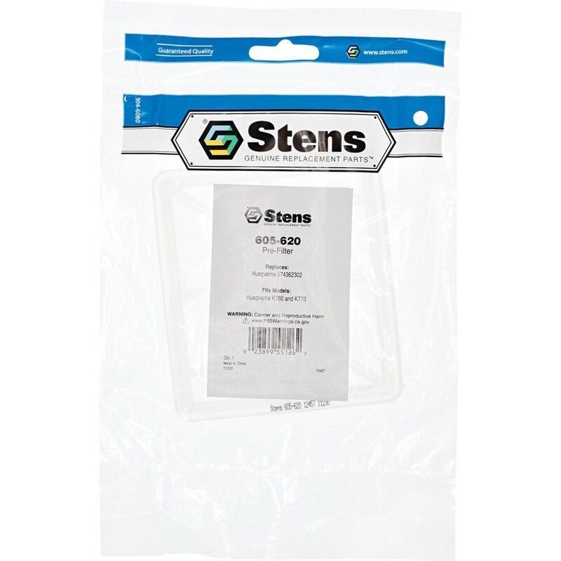 REPLACES HUSQVARNA PRE - FILTER 574362301 FITS K760 K770 574362302 STENS 605 - 620 - OPE Quality Parts