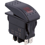 TIGER LIGHTS REPLACES TIGER LIGHTS LED ROCKER SWITCH 12 - 24V RED STENS TLSW2 - R - OPE Quality Parts