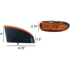 TIGER LIGHTS REPLACES JOHN DEERE LED AMBER CAB LIGHT AT326622 5320 STENS TL8020 - OPE Quality Parts