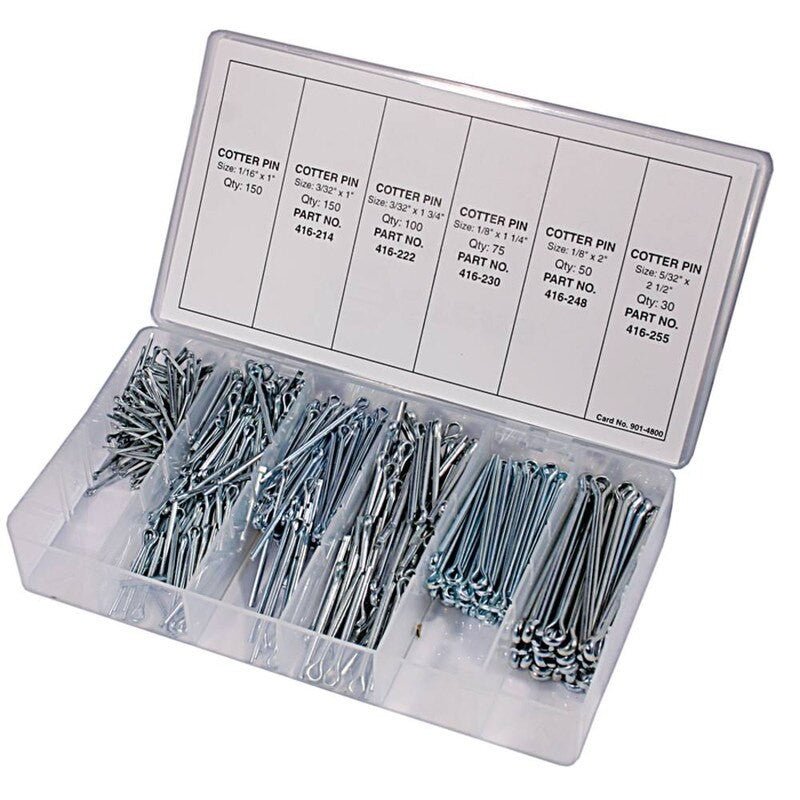REPLACES UNIVERSAL COTTER PIN KIT FOR MOWERS 32" 16" 4" 1" 2" 8" STENS 415 - 141 - OPE Quality Parts
