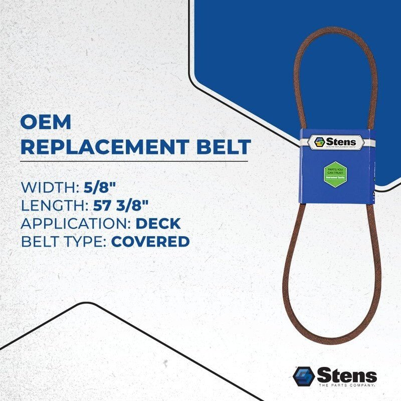 REPLACES WRIGHT DECK BELT 71460065 MFG. FITS 652R 652B EFI 57 3 8" STENS 265 - 936 - OPE Quality Parts