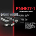 TIGER LIGHTS REPLACES FORD LED LIGHT KIT TL8970L 8670 8770 8870 STENS FNHKIT - 1 - OPE Quality Parts