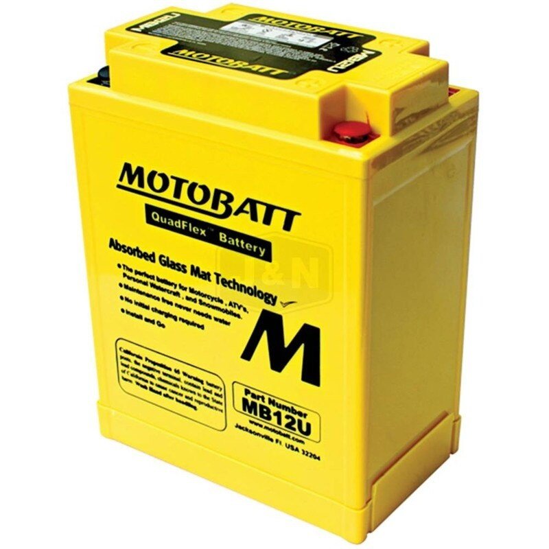 MOTOBATT BATTERY REPLACES HONDA MB12U FOR MOTORCYCLE CAPACITY (10HR) STENS MB12U - OPE Quality Parts