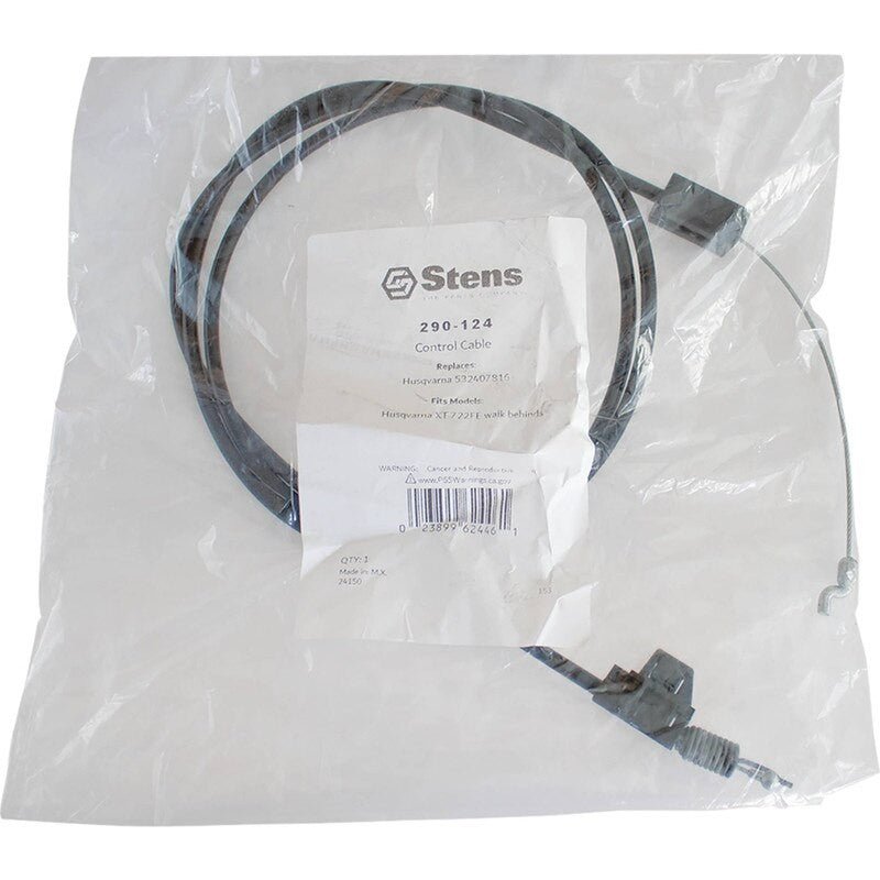 REPLACES HUSQVARNA CONTROL CABLE 532407816 XT FITS 722FE 59 5 8" STENS 290 - 124 - OPE Quality Parts
