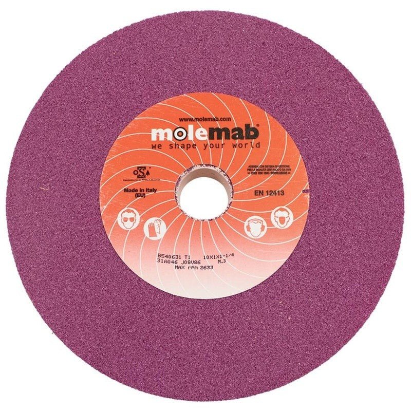 MOLEMAB GRINDING WHEEL 10X1X1 - 1 4 46 GRIT 1 4" 10" 1" STENS 750 - 148 - OPE Quality Parts