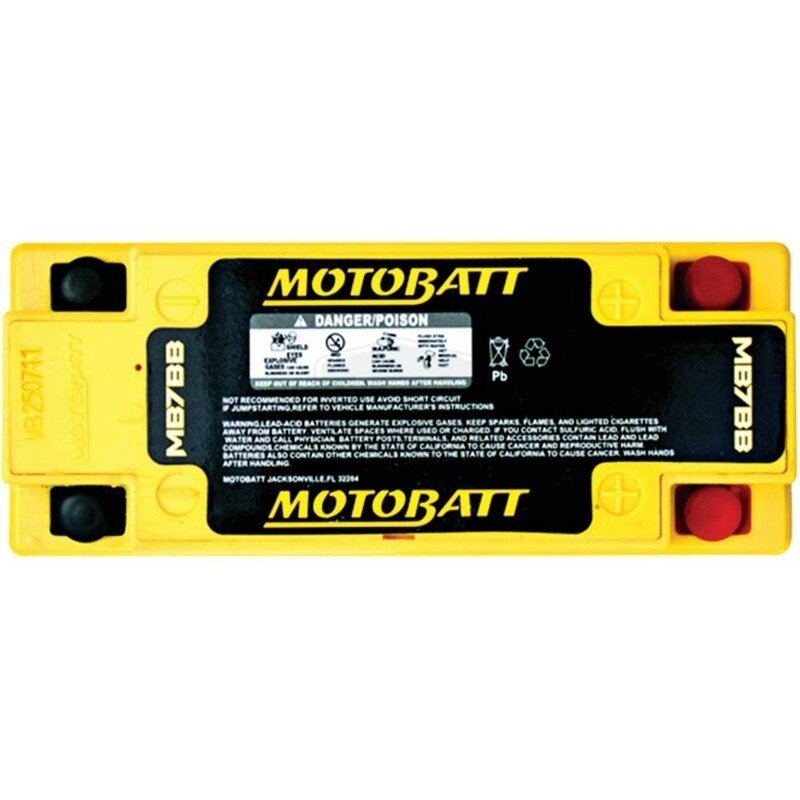MOTOBATT BATTERY MB7BB YAMAHA 4VW - H2100 - 00 - 00 YB7 - BB000 - 00 - 00 FOR STENS MB7BB - OPE Quality Parts