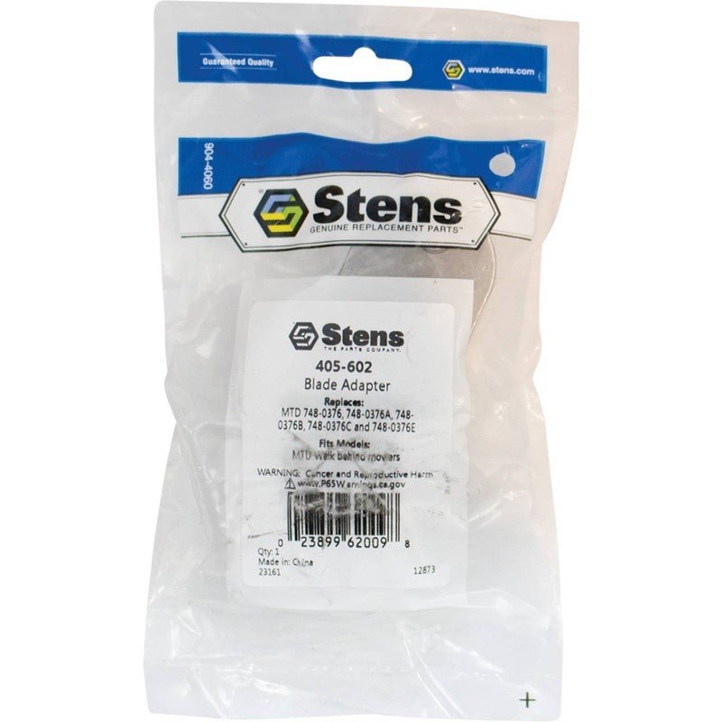 REPLACES MTD BLADE ADAPTER 748 - 0376E CC500 RZT - S42 FITS 748 - 0376A STENS 405 - 602 - OPE Quality Parts