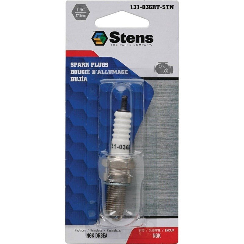 10PC REPLACES NGK SPARK PLUG DR8EA UNIVERSAL RA6HC D8RC STENS 131 - 036RT - STN - OPE Quality Parts