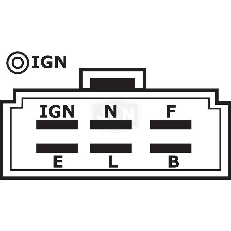 J&N REPLACES DENSO REGULATOR, ELECTRONIC EXTERNAL AND6004 STENS 230 - 52032 - OPE Quality Parts