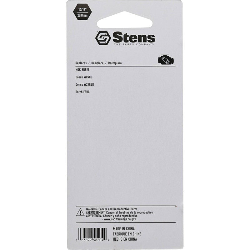 10PC REPLACES NGK SPARK PLUG BR8ES UNIVERSAL ENGINE WR4CC STENS 131 - 020RT - STN - OPE Quality Parts