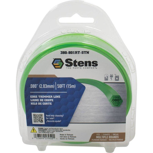 6PC SILVER STREAK EDGE TRIMMER LINE 102152802 0.080 STENS 380 - 801RT - STN - OPE Quality Parts